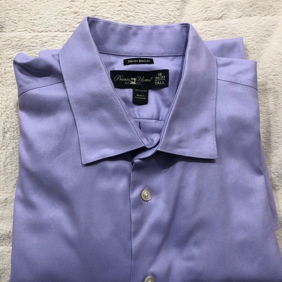 Purple Button Down 18 36/37 - Picture 1 of 1